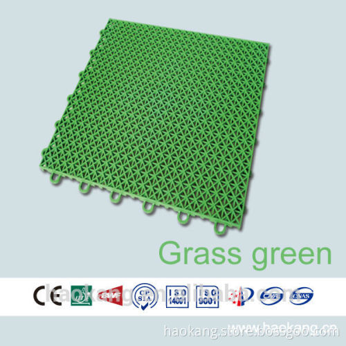 Safe and environmental protection interlocking floor tile used for indoor and outdoor